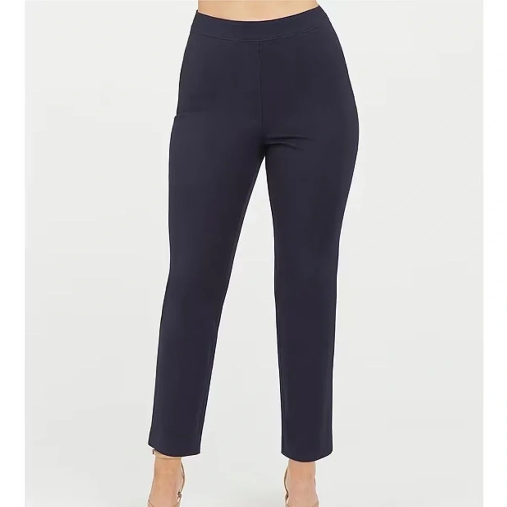 Spanx On-the-Go Ankle Slim Straight Pant black XL